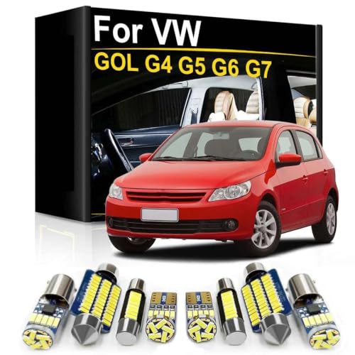Car Interior Map Dome Trunk License Plate Lamp Light kit, for Volkswagen VW Golf 4 5 6 7 G4 G5 G6 G7 Accessories