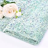 Sequin Fabric by The Yard Sage Green Velvet Fabric 2 Yards Shimmer Sparkle Material Fabric for Sewing Shiny Pillow Cover Hat Soft Velvet Fabric for Fashion Crafts