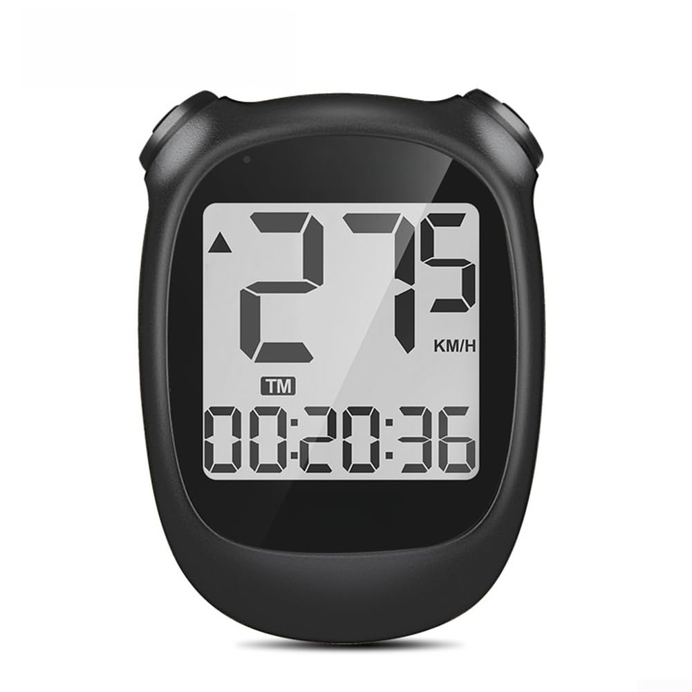 Computer da ciclismo wireless GPS con schermo retroilluminato da 1,6 pollici, IPX5, contachilometri impermeabile per M3 per mini bici, colore bianco