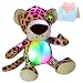 Athoinsu Light up Stuffed Cheetah Soft Plush Toy with LED Night Lights Glow Leopard Birthday for Kids Toddlers, 15.5''