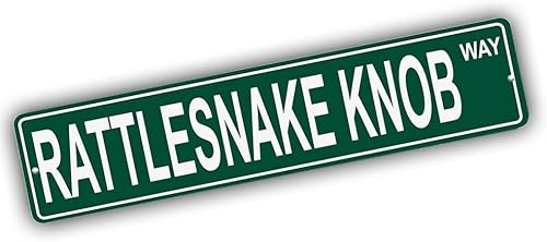 Vista 332 de Ohio Mountains Pick Your Mountain Compatible/repuesto para Ballards Hill United States Mountain Aluminio Metal Tin Street Sign Style decoración