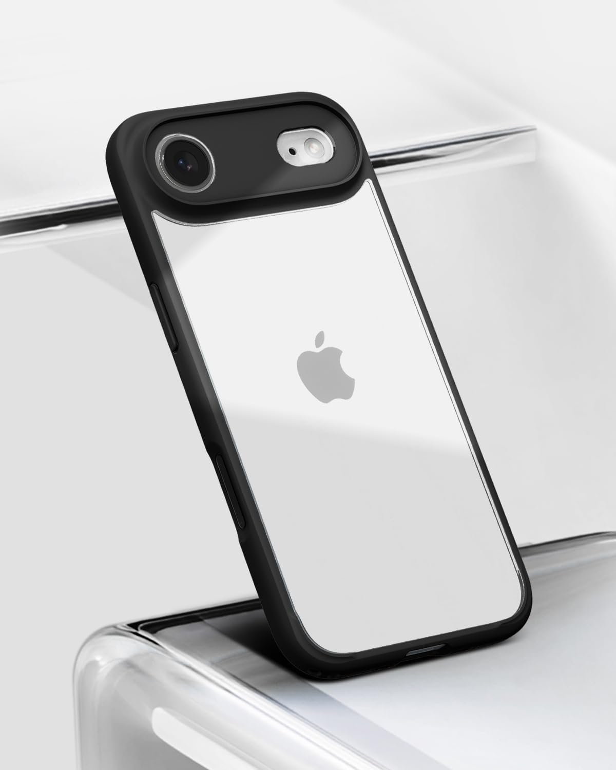 Spigen for iPhone Air Case, Ultra Hybrid [TPU Covered Camera Control] [Anti-Yellowing] [No Magnet Ring] - Matte Black - Image 8