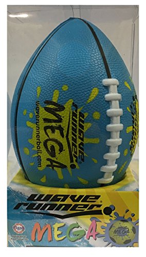 Flash Sale Wave Runner Mega Football Water Bouncer Skipping Ball, Blue