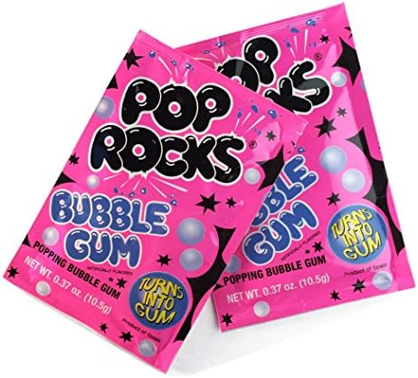 POP ROCKS Bubblegum, 0.37 oz, 24 Count