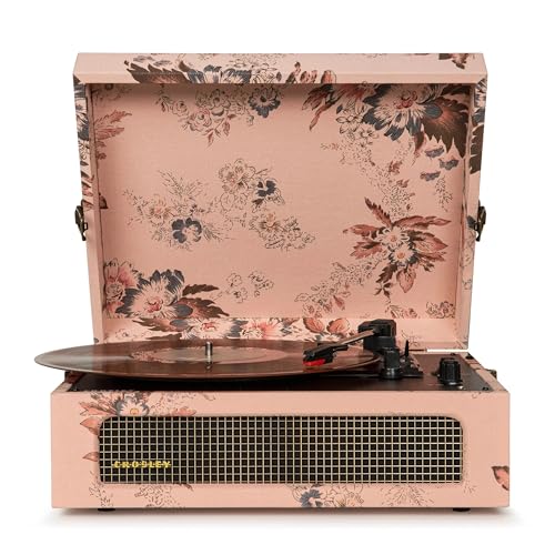 Tourne-disque Crosley Voyager floral CR8017B-FL4, le cadeau idéal pour passionnés de vinyles