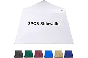 Create a Welcoming Outdoor Space with our White Canopy Sidewalls