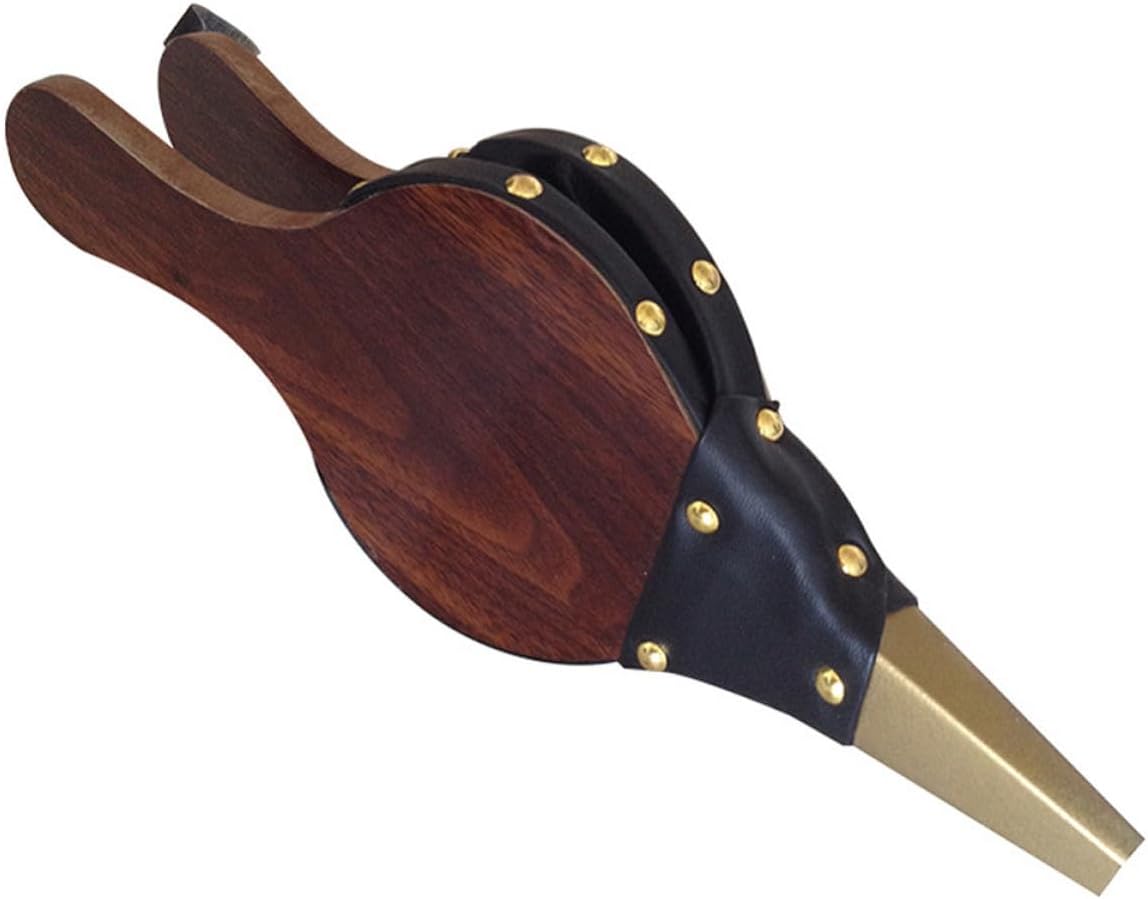 YARNOW Wood Bellows Manual Fire Blower for Fireplace and BBQ Use