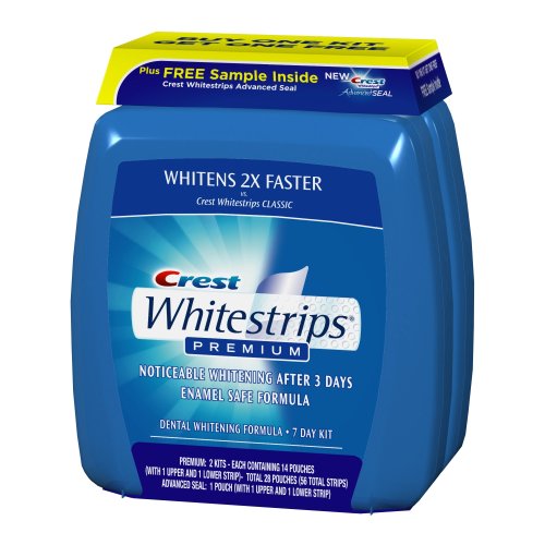 Crest Whitestrips Premium Buy One Get One Free with a Free Crest Whitestrip Advanced Seal Sample