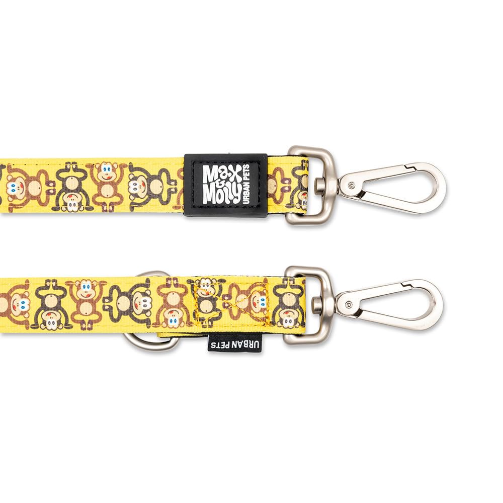 Max & Molly Multifunctional Dog Lead 2 m with 2 Carabiners, Monkey Maniac/L Shoulder Lead Padded, Safe & Flexible - Image 2