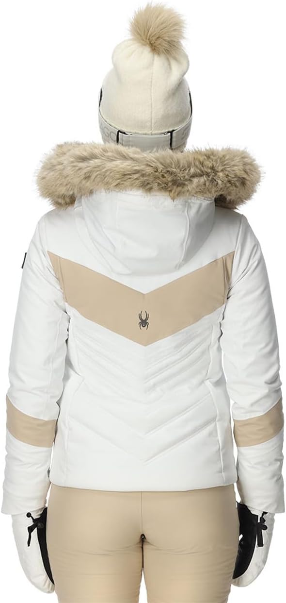 Spyder L PRIMROSE JKT, White/White, 6, Regular
