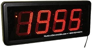 Fringe Sport Clock Gone Bad Wall Timer with Remote - Portable Gym Timer with Remote, Interval Workout Clock for Home Gym, Gym Clocks, Easily Programmed Interval Timer for Workout with Large Display