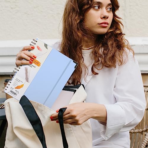 Eoout Spiral Notebook 8.5 X 11 Hardcover Spiral Journals For Women, 300 Pages College Ruled 3 Subject For Work, Back To School, Gifts #TOP5