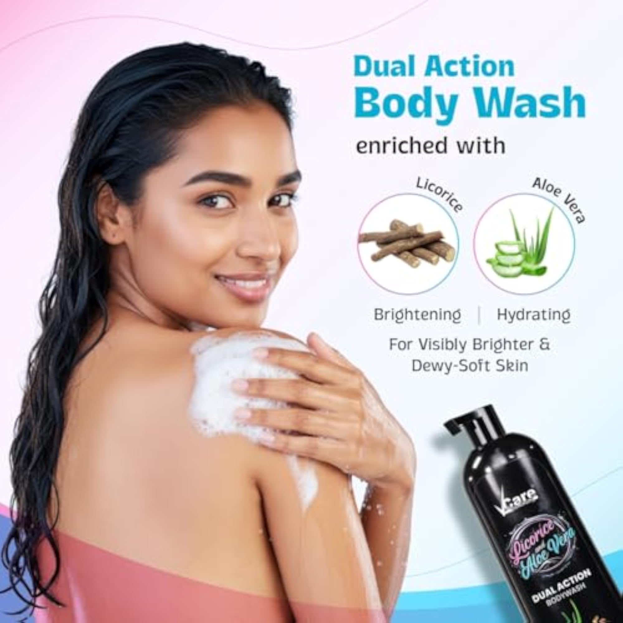 Dual Action Body Wash, Brightening & Hydrating