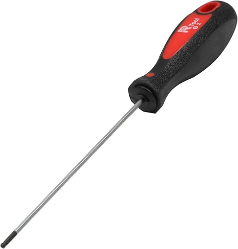 Miniatura 4 de Bettomshin 1 destornillador hexagonal, 2 llaves hexagonales de 3.937 x 2.953 in, destornillador de precisión de cabeza esférica, acero S2, ideal