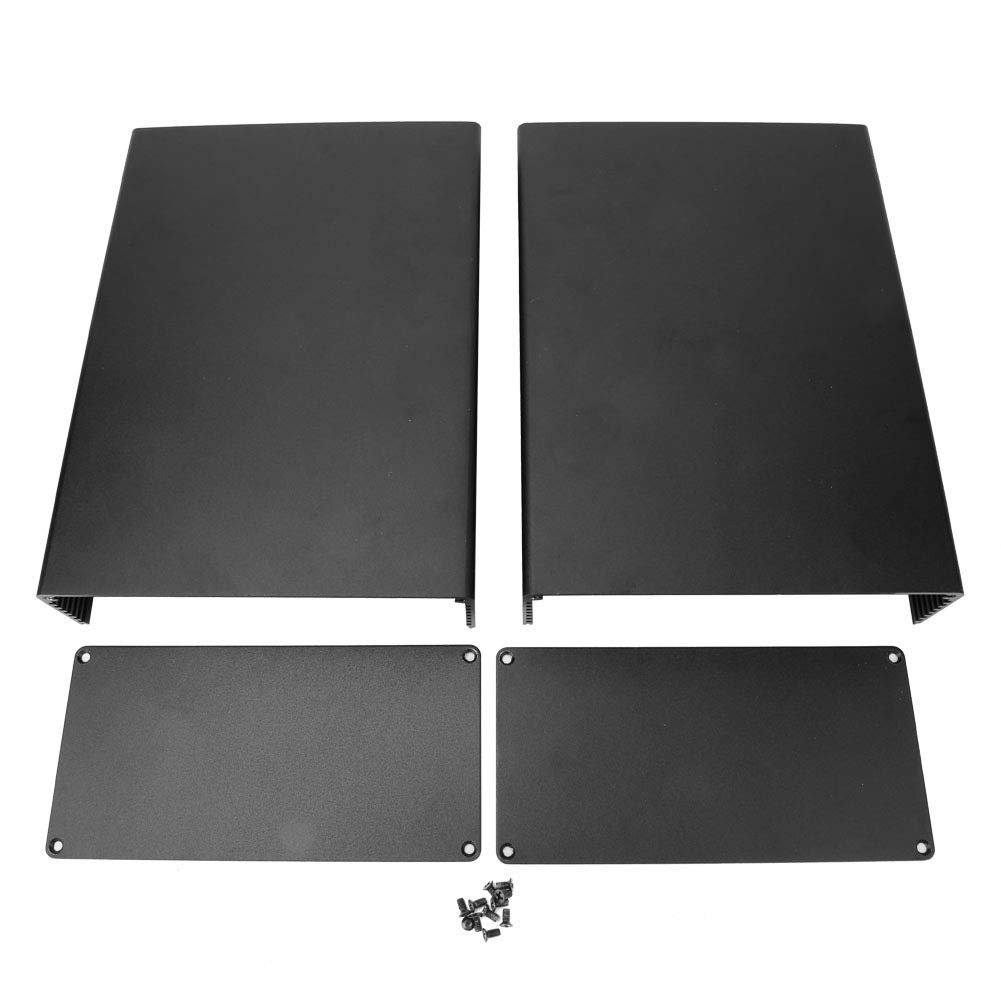 Aluminum Project Box, Split Type Aluminum Cooling Case Enclosure DIY Electronic Box Wiring Aluminum Box for Circuit Board 80x160x220mm