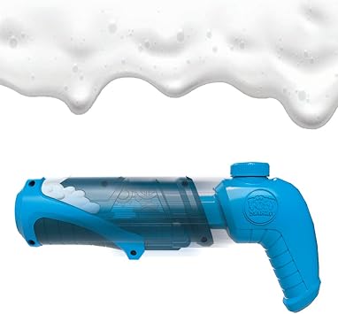 Fom Mania Quick Shot Foam Blaster for Kids and Adults, 2 Pack Non-Toxic Foam Blaster for Kids Shooting Gun | Idea Gift Toy for Summer Outdoor Swimming Pool Beach Sand Water Fight Play