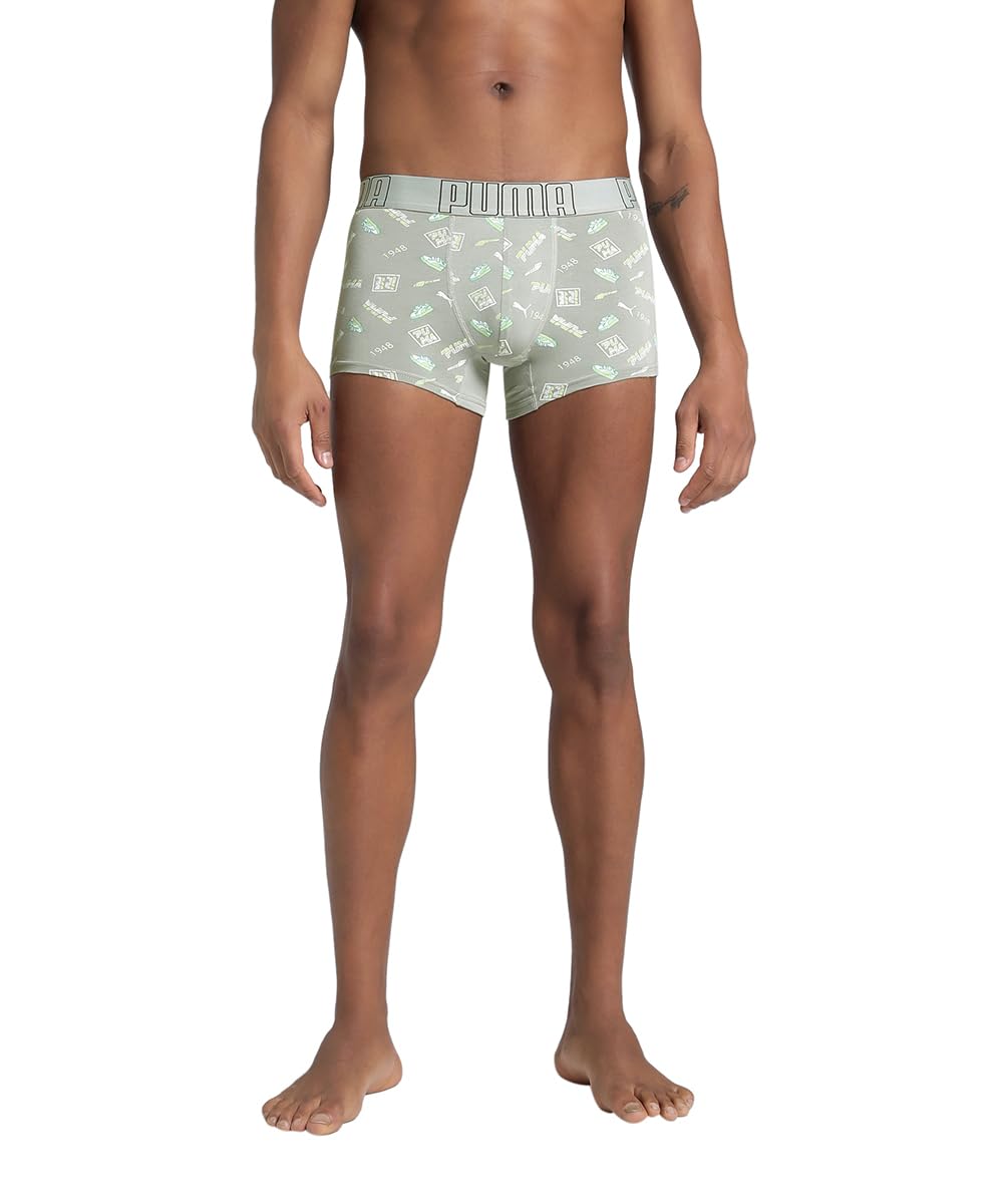 puma Men's Stretch Cotton Modern Soild Trunks (Pack of 1)-picture-31