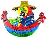 Hammock Parrot Head Toes in the Water As in the Sand Tiki Bar Sign