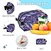 ALAZA Moon Stars Purple Galaxy Backpack and Lunch Bag Set School Bag Bookbag Casual Daypacks for Kids Girls Boys Teens