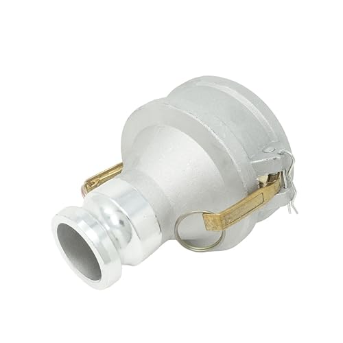 Miniatura 4 de Gloxco Tipo de aluminio DA leva y ranura de manguera de montaje, reductor, 4 "Camlock hembra x 2 "Camlock macho (CAM-4020-DA-AL)