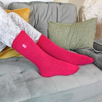 ZAKAZAKA 3 Paires Chaussettes De Ski Pour Enfants, Chaussettes