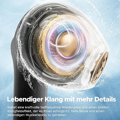 SoundPEATS Kabellose Kopfhörer - Air4 Lite Hi-Res Audio-Ohrhörer mit Bluetooth 5.3 und LDAC-Codec, 6 Mikrofone für Geräuschunterdrückung bei Anrufen, 30 Std. Akkulaufzeit, Multipoint-Verbindung – Bild 4