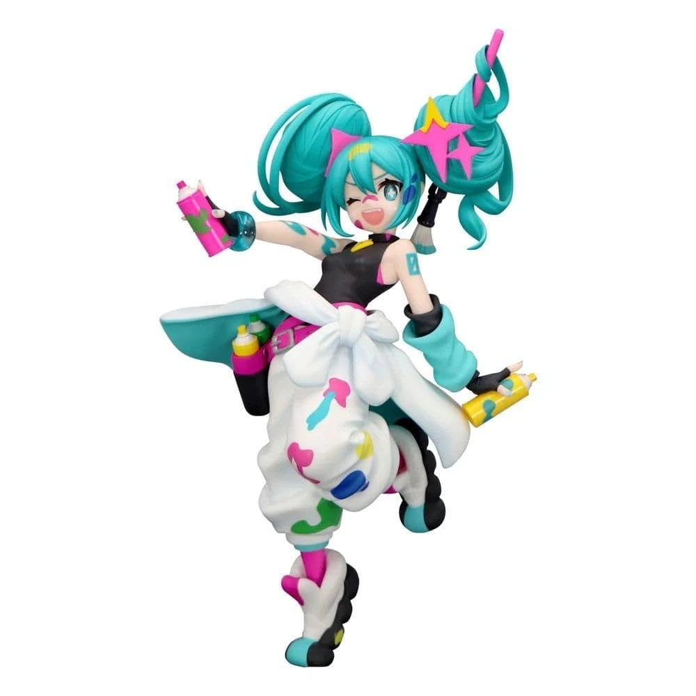 Furyu Hatsune Miku Paint Girl Version Figure 23cm Trio-Try-it