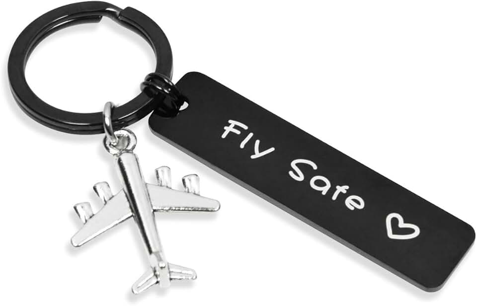 Fly Safe Keychain for Pilots