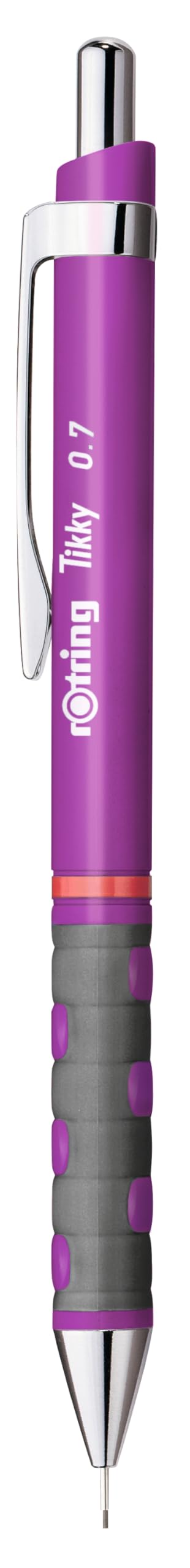 rOtring Tikky Mechanical Pencils - 0.7mm - HB - Light Blue & Purple Barrels - Pack of 6, Light Blue - Purple, 1 count (Pack of 6) - Image 3