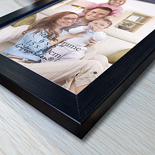 Image of Giftgarden 6x8 Picture Frames Black Photo Frame 6 x 8 for Wall or Tabletop Display, Set of 6