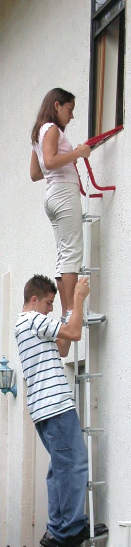 ResQLadder Fire Escape Ladder, 2 Story Portable Emergency Escape Ladder, 15-Foot, FL15 : Everything Else