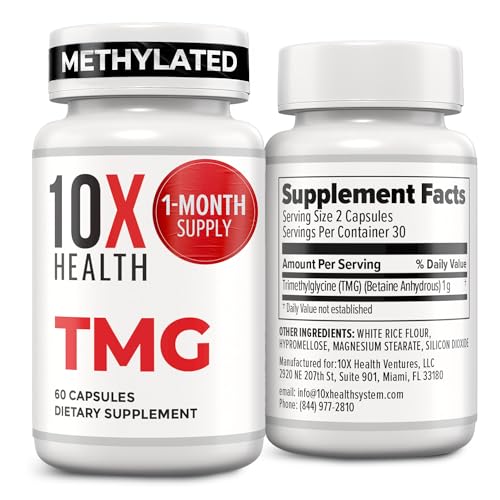 10X Health System Trimethylglycine Supplement