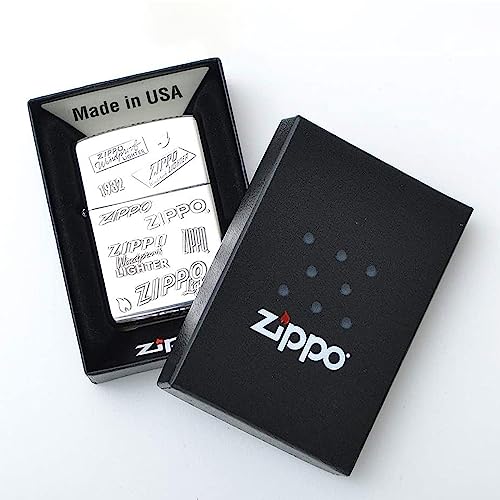 Encendedor Zippo Vintage de Latón Plateado miniatura 4