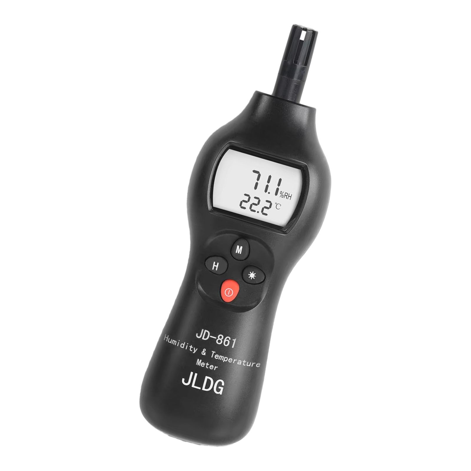 Thermomètre hygromètre compact avec calibrage automatique et température corporelle légère pour voyage, camping, intérieur et extérieur