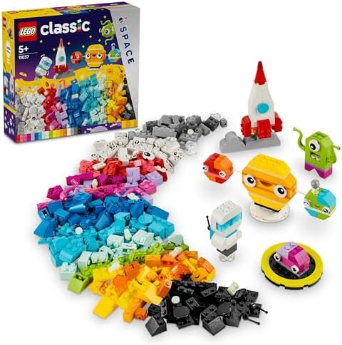 LEGO Classic Yaratıcı Uzay Gezegenleri 11037-4 Yaş ve Üzeri Çocuklar için İnşa Edilebilen Güneş Sistemi İçeren Yaratıcı Oyuncak Yapım Seti, Doğum Günü Hediyesi Fikri (450 Parça) - Görsel 1