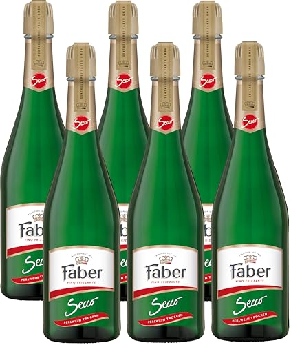 Faber Secco Vino Frizzante trocken (6 x 0,75 l)