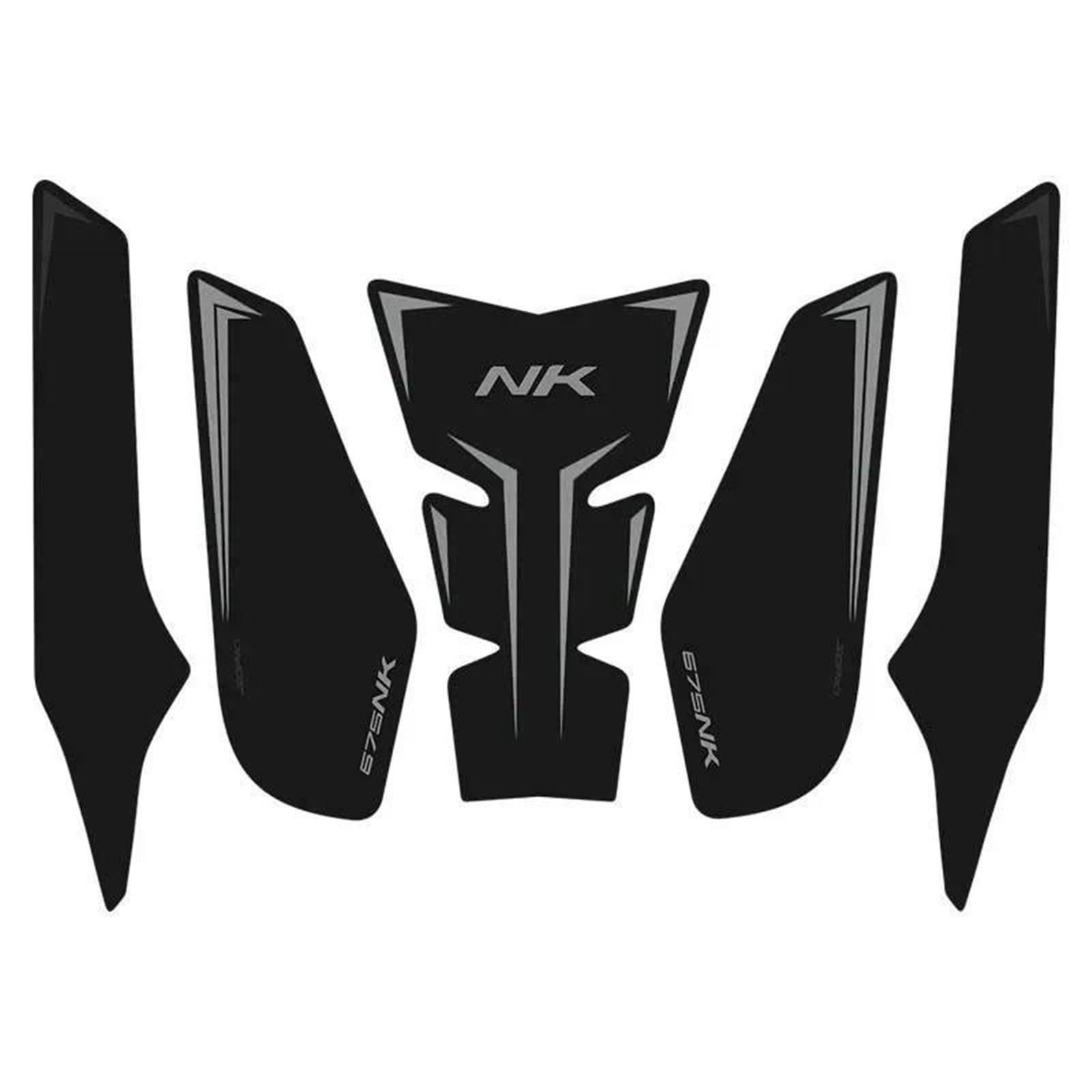 Motorcycle Tank Pad Stickers Side Gas Grip Protector Decal for CFMOTO 675NK NK675 675 NK 2025 Streetfighter(Color15)