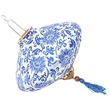 VICASKY Vietnamesische Seidenlaterne 12 Zoll Dreieck Dekorative Hängelaterne für Gartenparty und Asiatische Wohndekoration