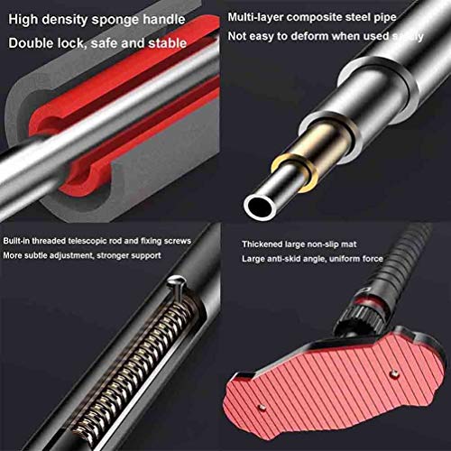 GYHOME Barre De Traction Portable, 90-125CM Longueur Réglable, Installation Drilling Gratuit, Sûr Et Stable, Charge 300 Kg – Image 6