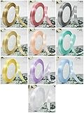 【10 colores】 10 rollos de cinta rizadora en diferentes colores (como se muestra)