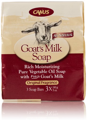 Canus Goat's Milk Pure Vegetable Oil Soap, 3 Count