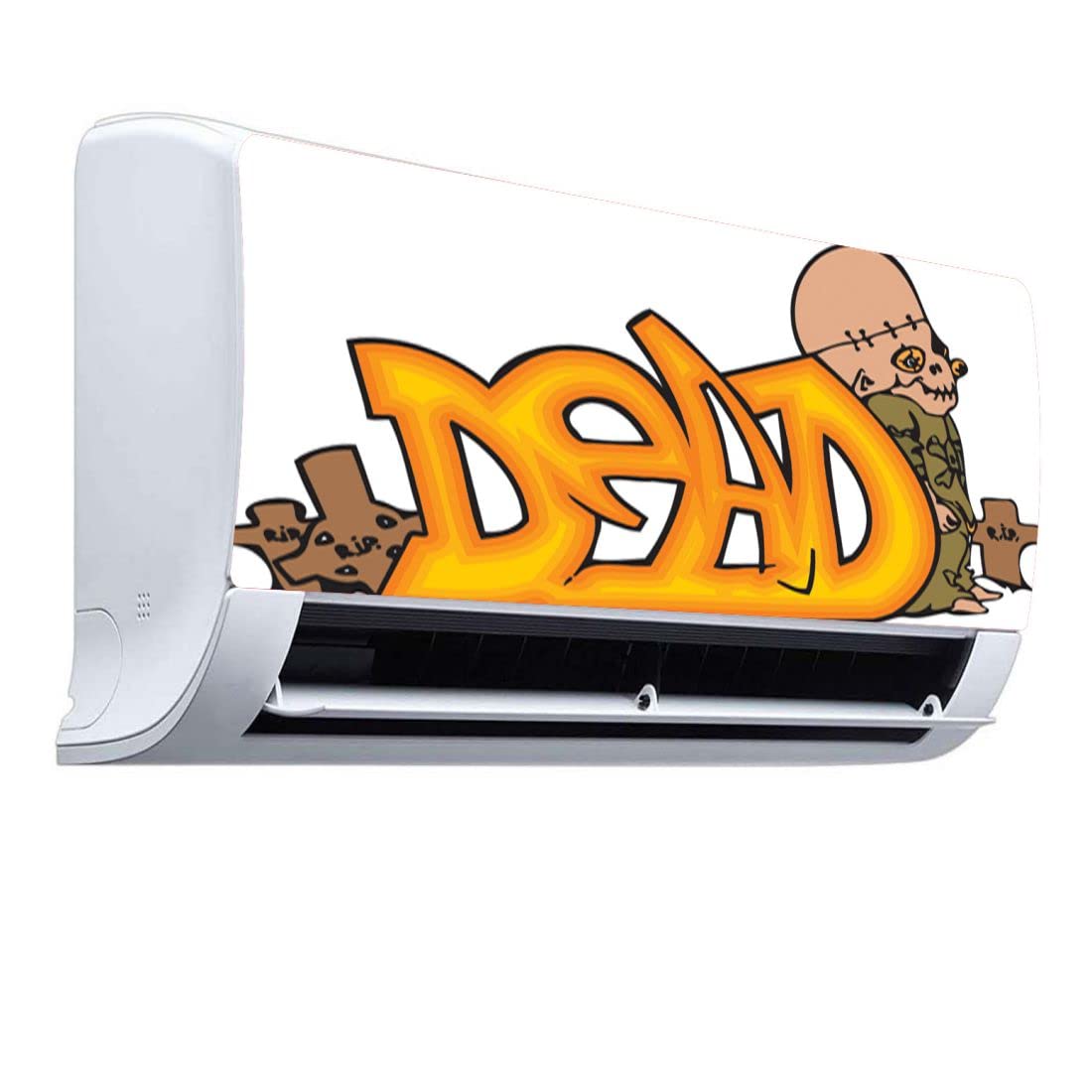 QTH LINE Art Design AC Sticker Suitable for All Type of AC QTH-AC-1366