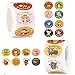 1000 Stück Runde Cartoon Tier Aufkleber,Aufkleber Sticker,Tier Aufkleber,Tieraufkleber für Kinder,Kinder Lehrerpreis Motivation Aufkleber,1 Zoll(2)