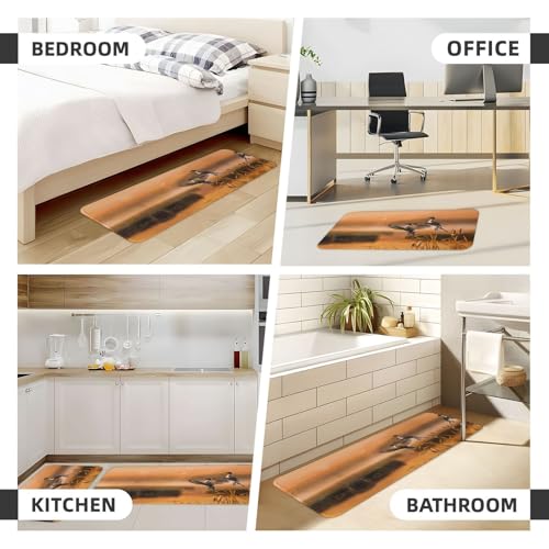 Alfombras de cocina de chef EdWal estampadas al óleo con base protectora lavable 7
