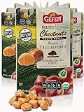 Gefen Organic Whole Peeled and Roasted Chestnuts, 5.2oz (12 Pack) | Chestnuts Peeled and Ready to Eat | Great for Cooking & Baking | Gluten Free | Kosher