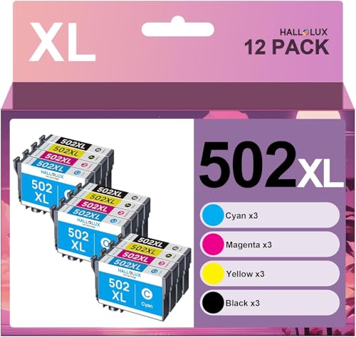 Cartouches 502 XL Epson compatibles HALLOLUX haute capacité pour des textes nets sans bavure