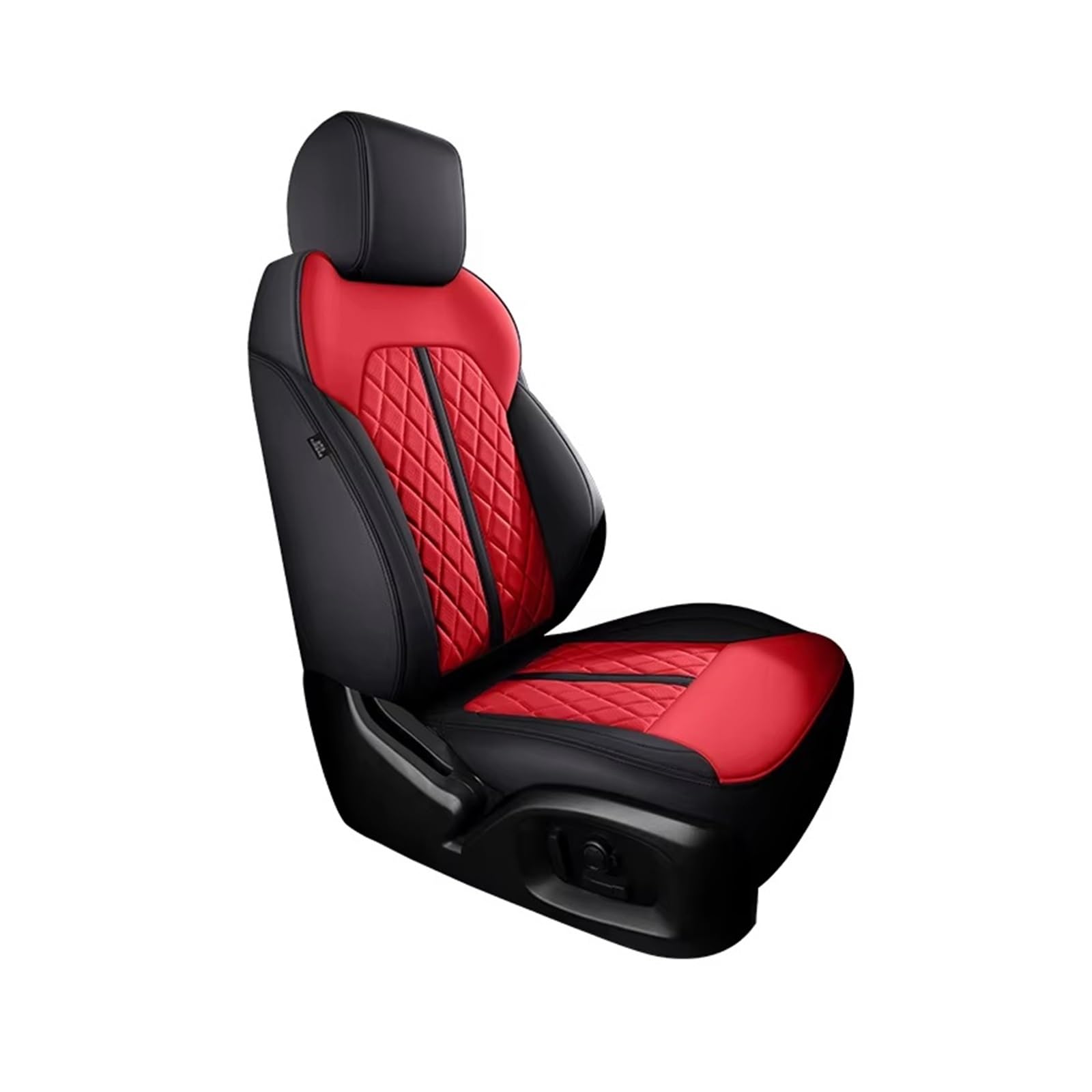 Housses de siège auto hiver pour A4 B8 protection complète en PU rouge
