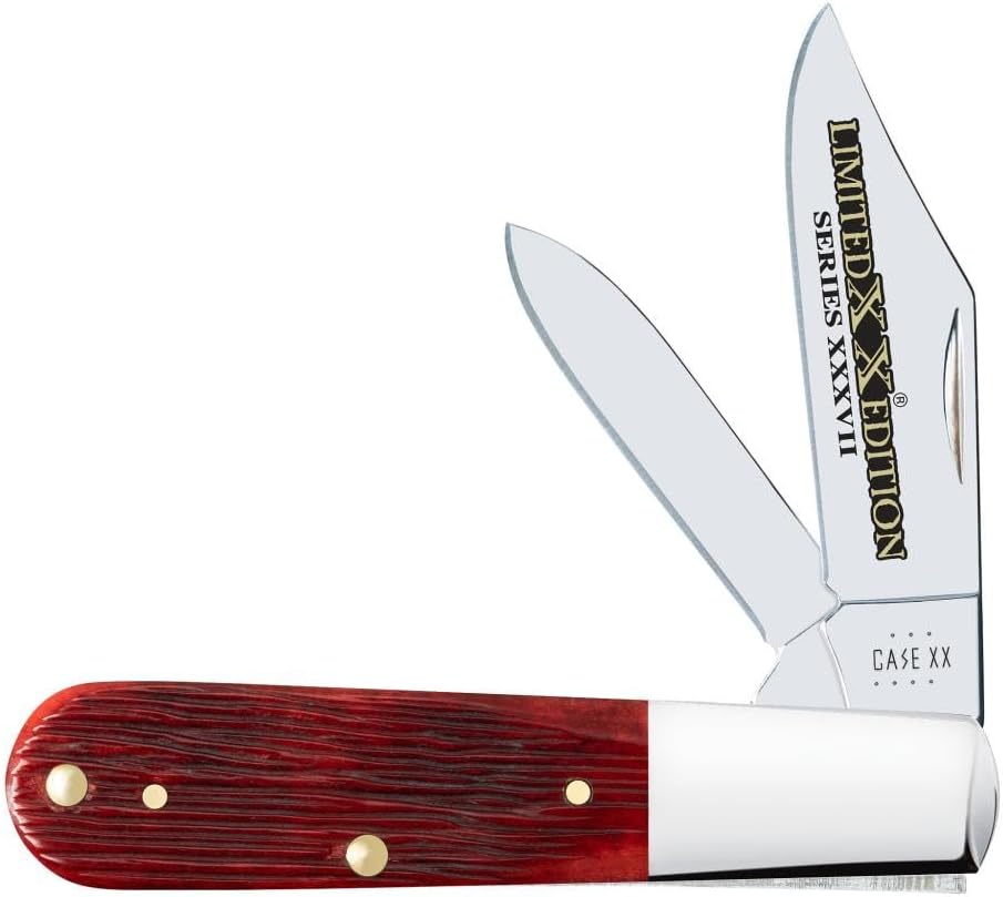 Case XX Knives Barlow Barnboard Jig Old Red Bone 12214 Stainless Pocket Knife