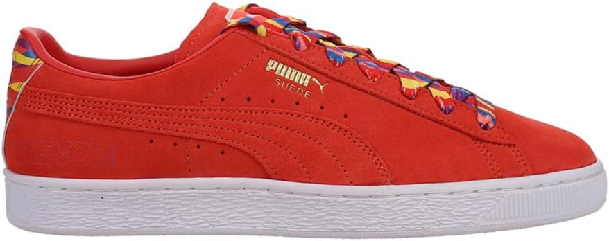 PUMA Mens Trevor Project X Suede Lace Up Sneakers Shoes Casual - Red