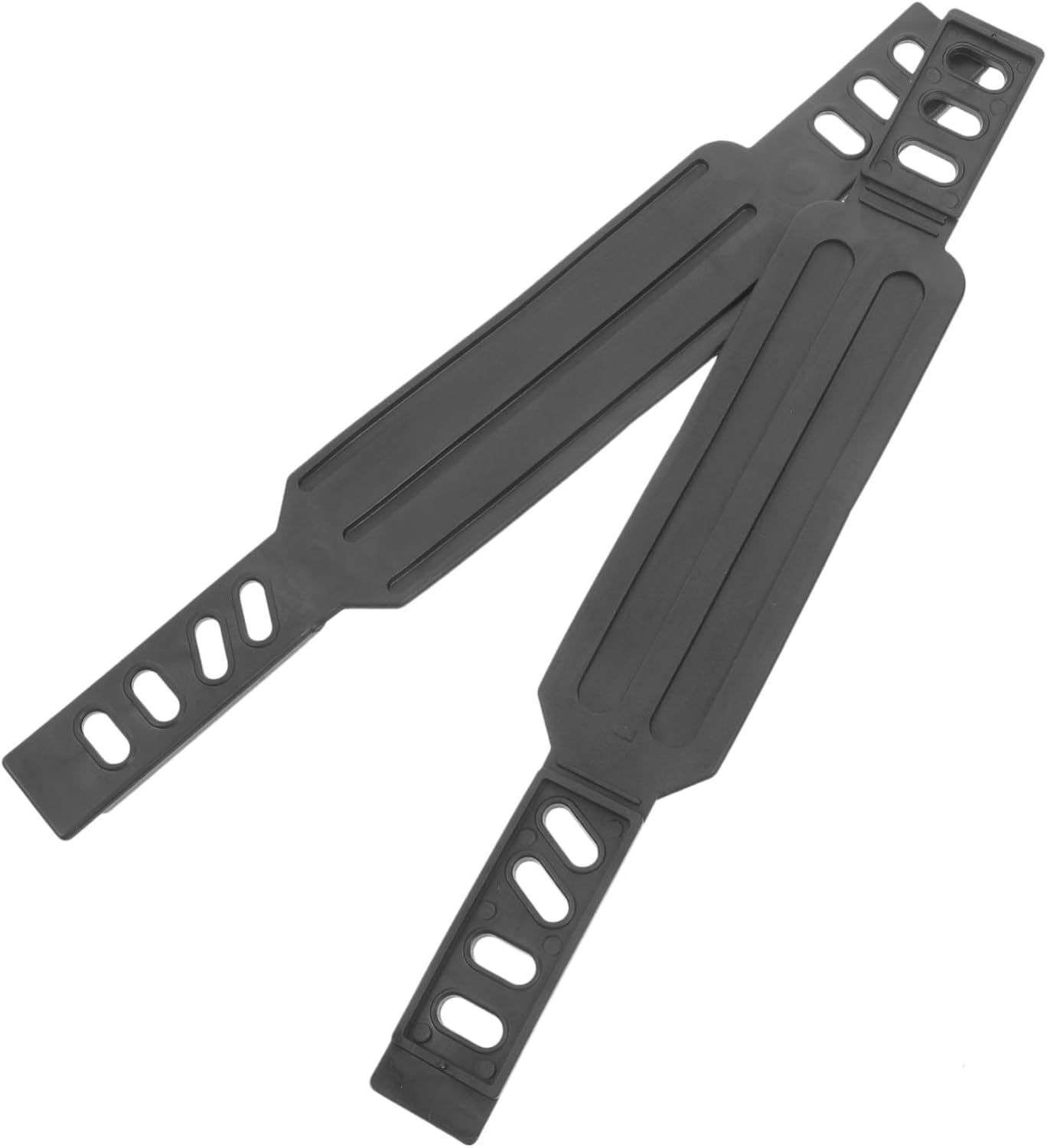 Generic Adjustable Exercise Bike Pedal Straps Wide Thick Cycling Toe Straps for Stationary Bikes Comfortable Fit for All Foot Accessories